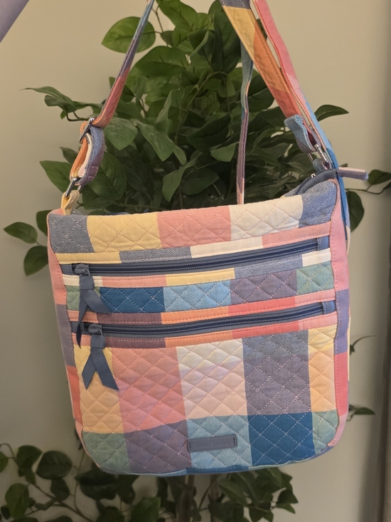Vera Bradley Handbags - Vera Bradley Triple Zip Patchwork Crossbody
